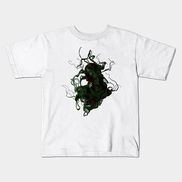 GREEN KING Kids T-Shirt by gigigvaliaart